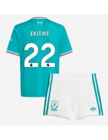 Liverpool Hugo Ekitike #22 Kolmaspaita Lasten 2025-26 Lyhythihainen (+ shortsit)